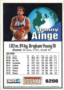 1994-95 Pro Cards French Sports Action Basket #6206 Danny Ainge Back