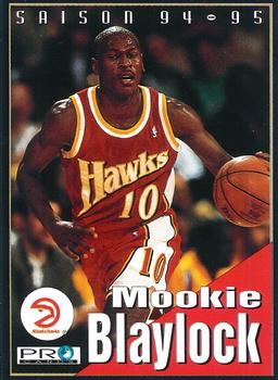 1994-95 Pro Cards French Sports Action Basket #6107 Mookie Blaylock Front