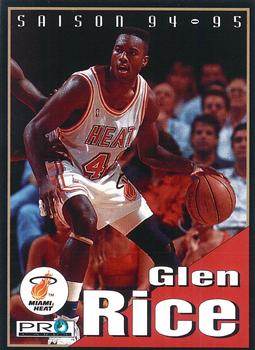 1994-95 Pro Cards French Sports Action Basket #6204 Glen Rice Front