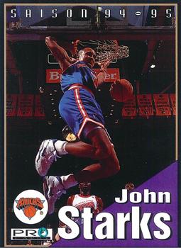 1994-95 Pro Cards French Sports Action Basket #6212 John Starks Front