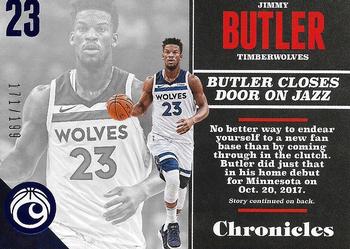 2017-18 Panini Chronicles - Blue #93 Jimmy Butler Front