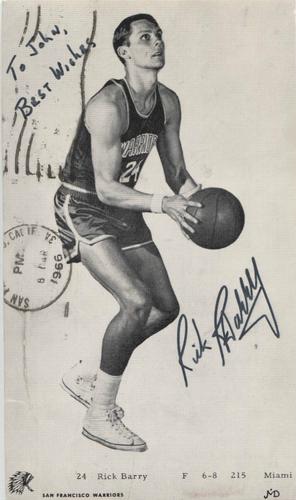 1957-70 J.D. McCarthy Postcards #NNO Rick Barry Front