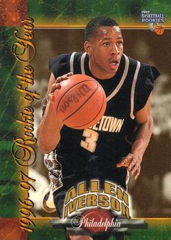 1997 Score Board Rookies - Allen Iverson Rookie of the Year #A2 Allen Iverson Front
