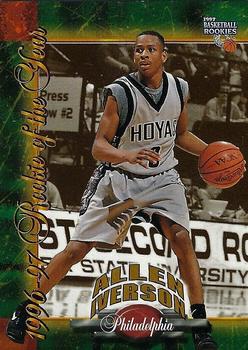 1997 Score Board Rookies - Allen Iverson Rookie of the Year #A4 Allen Iverson Front