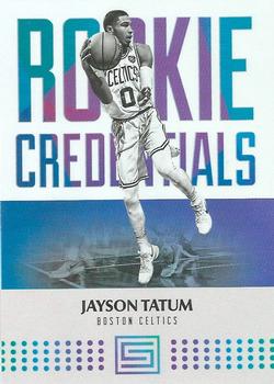 2017-18 Panini Status - Rookie Credentials #18 Jayson Tatum Front