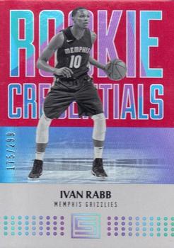 2017-18 Panini Status - Rookie Credentials Red #22 Ivan Rabb Front