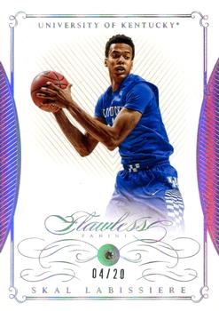 2017 Panini Flawless Collegiate - 2016 Base Gems Update #37 Skal Labissiere Front