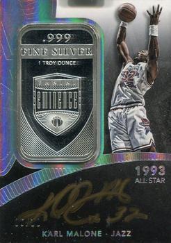 2014-15 Panini Eminence - All-Star Signatures Silver #AS-KM Karl Malone Front