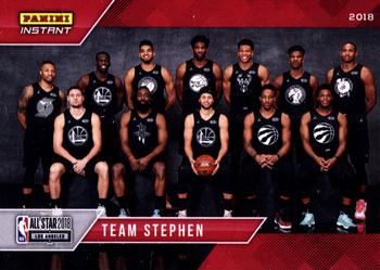 2017-18 Panini Instant NBA - 2017-18 All-Stars: Team Stephen #14 Team Card Front