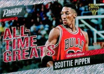 2017-18 Panini Prestige - All-Time Greats Rain #7 Scottie Pippen Front