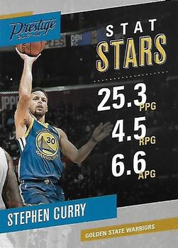 2017-18 Panini Prestige - Stat Stars #9 Stephen Curry Front