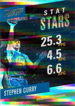 2017-18 Panini Prestige - Stat Stars Horizon #9 Stephen Curry Front