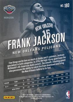 2017-18 Panini Prestige - Horizon #180 Frank Jackson Back