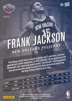2017-18 Panini Prestige - Rain #180 Frank Jackson Back
