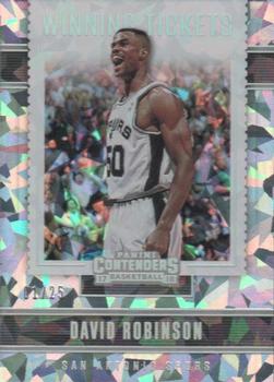 2017-18 Panini Contenders - Winning Tickets Cracked Ice #19 David Robinson Front