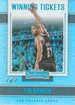 2017-18 Panini Contenders - Winning Tickets Championship Edition #5 Tim Duncan Front