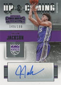 2017-18 Panini Contenders - Up and Coming Autographs #UC-JJK Justin Jackson Front
