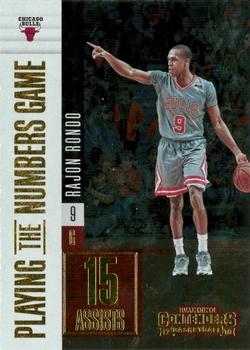 2017-18 Panini Contenders - Playing the Numbers Game #1 Rajon Rondo Front