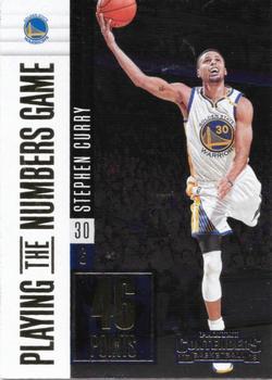 2017-18 Panini Contenders - Playing the Numbers Game #2 Stephen Curry Front