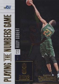 2017-18 Panini Contenders - Playing the Numbers Game #3 Rudy Gobert Front