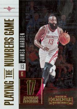 2017-18 Panini Contenders - Playing the Numbers Game #9 James Harden Front