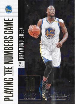 2017-18 Panini Contenders - Playing the Numbers Game #11 Draymond Green Front