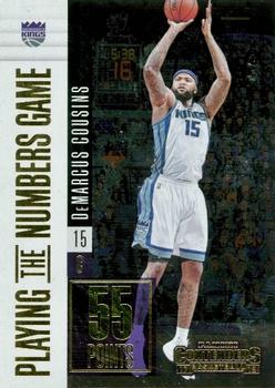 2017-18 Panini Contenders - Playing the Numbers Game #18 DeMarcus Cousins Front