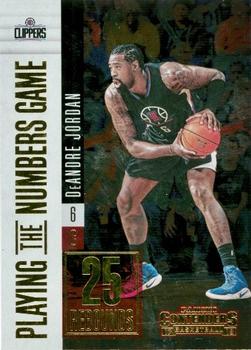 2017-18 Panini Contenders - Playing the Numbers Game #22 DeAndre Jordan Front