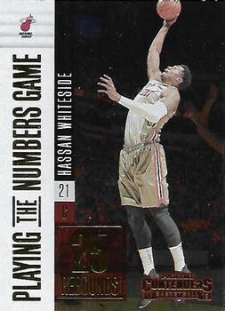 2017-18 Panini Contenders - Playing the Numbers Game #32 Hassan Whiteside Front