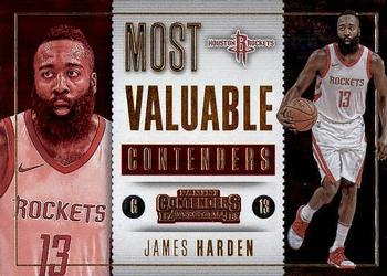 2017-18 Panini Contenders - Most Valuable Contenders #1 James Harden Front