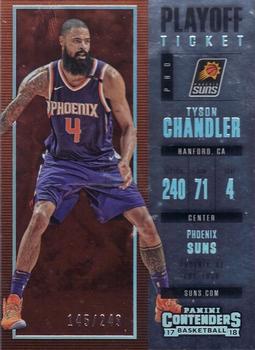2017-18 Panini Contenders - Playoff Ticket #21 Tyson Chandler Front