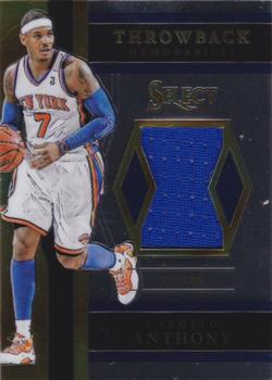 2017-18 Panini Select - Throwback Memorabilia #TM-CAN Carmelo Anthony Front