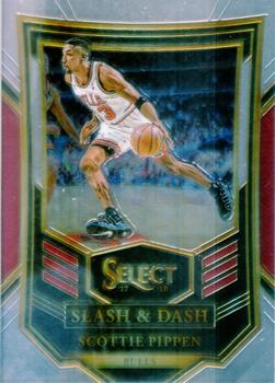 2017-18 Panini Select - Slash and Dash #SD-16 Scottie Pippen Front