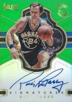2017-18 Panini Select - Signatures Neon Green Prizms #SIG-RB Rick Barry Front