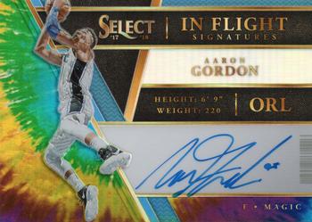 2017-18 Panini Select - In Flight Signatures Tie-Dye Prizms #IF-AG Aaron Gordon Front