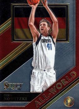 2017-18 Panini Select - All-World #AW-8 Dirk Nowitzki Front