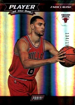 2017-18 Panini Player of the Day - Holo #7 Zach Lavine Front