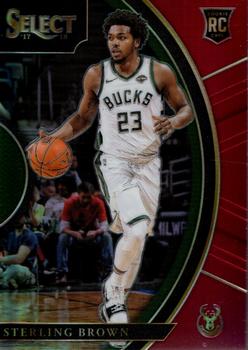 2017-18 Panini Select - Maroon Prizms #42 Sterling Brown Front