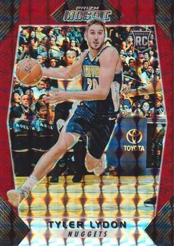 2017-18 Panini Mosaic - Red #18 Tyler Lydon Front