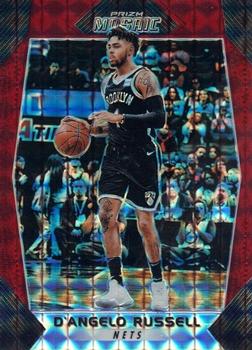 2017-18 Panini Mosaic - Red #47 D'Angelo Russell Front