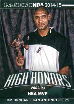 2014-15 Panini NBA (International) - High Honors #19 Tim Duncan Front