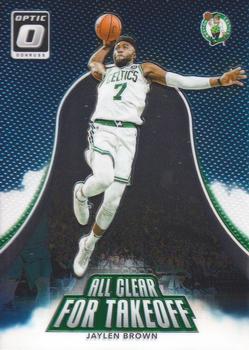 2017-18 Donruss Optic - All Clear for Takeoff #6 Jaylen Brown Front