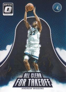 2017-18 Donruss Optic - All Clear for Takeoff #8 Andrew Wiggins Front