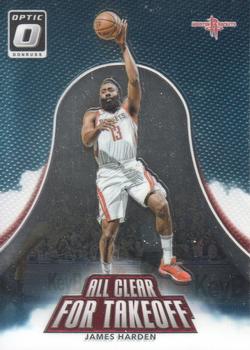 2017-18 Donruss Optic - All Clear for Takeoff #10 James Harden Front