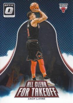 2017-18 Donruss Optic - All Clear for Takeoff #13 Zach LaVine Front