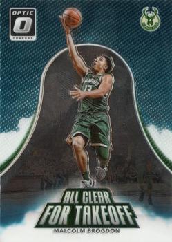 2017-18 Donruss Optic - All Clear for Takeoff #15 Malcolm Brogdon Front