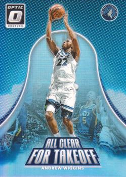 2017-18 Donruss Optic - All Clear for Takeoff Holo #8 Andrew Wiggins Front