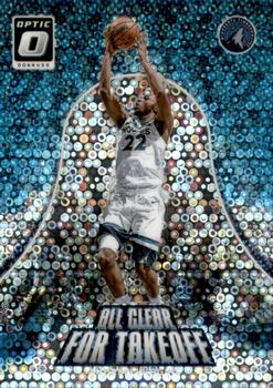 2017-18 Donruss Optic - All Clear for Takeoff Fast Break Holo #8 Andrew Wiggins Front