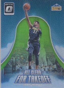 2017-18 Donruss Optic - All Clear for Takeoff Lime Green #5 Jamal Murray Front