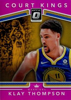 2017-18 Donruss Optic - Court Kings Pink #37 Klay Thompson Front